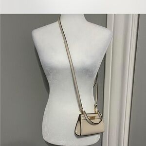 Tory Burch Cream/Gold micro crossbody